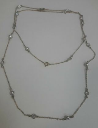 Vintage Sterling Silver Gold Vermeil Chain Necklace