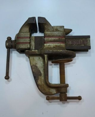 Vintage Stanley Clamp On Bench Vise 2 1/2 " Jaws