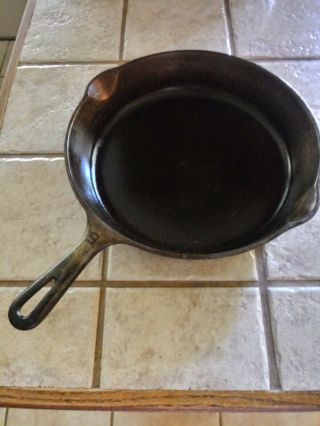 Vtg Griswold Cast Iron Skillet Pan No.  9.  Small Logo 11 - 1/4 "
