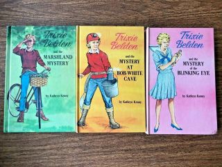 Vtg Set Of 3 Trixie Belden Mystery Stories 1960 