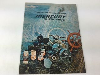1969 Vintage Mercury Outboards Accessories Brochure Advertising