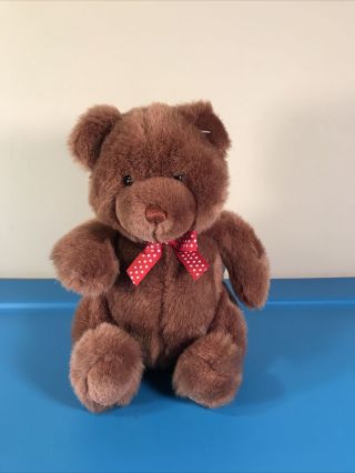 Vintage Baby Gund Musical Wind Up Brown Teddy Bear - Brahm 