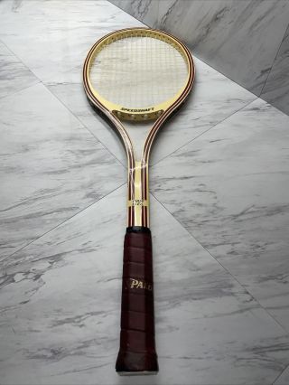 Vintage Spalding Speedshaft Tennis Racquet Handcrafted In Belgium 4 1/2 " Light